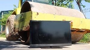 EXPERIMENT: Road Roller vs LCD Television - Satisfying Videos | Amazing THG