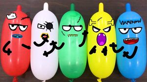 Making Slime With Funny Balloon Cute Doodles  Special Series #31 Satisfying Slime | Amazing THG
