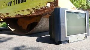 EXPERIMENT: Road Roller vs Television - Satisfying Videos | Amazing THG