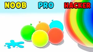NOOB vs PRO vs HACKER - Water Ball Run
