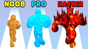 NOOB vs PRO vs HACKER - Avatar Runner 3D