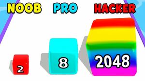 NOOB vs PRO vs HACKER - Marble Run 3D