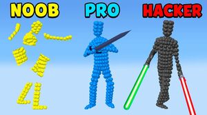 NOOB vs PRO vs HACKER - Angle Fight 3D