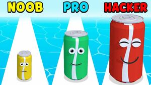NOOB vs PRO vs HACKER - Juice Run