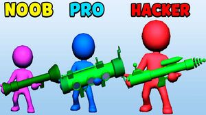 NOOB vs PRO vs HACKER - Bazooka Boy