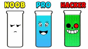 NOOB vs PRO vs HACKER - Water Sort Puzzle