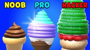 NOOB vs PRO vs HACKER - Ice Cream Inc.