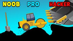 NOOB vs PRO vs HACKER - Build Roads