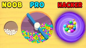 NOOB vs PRO vs HACKER - Sand Balls