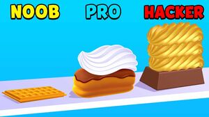 NOOB vs PRO vs HACKER - Perfect Cream