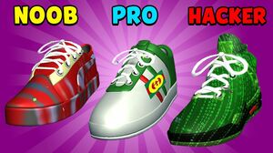 NOOB vs PRO vs HACKER - Sneaker Art