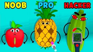 NOOB vs PRO vs HACKER - Fruit Clinic
