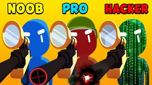 NOOB vs PRO vs HACKER - Super Sniper