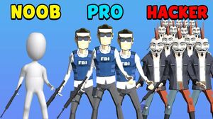 NOOB vs PRO vs HACKER - Gun Gang