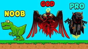 NOOB vs PRO vs GOD - FlyOrDie.io All Bosses