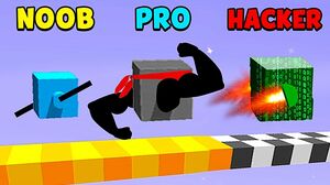 NOOB vs PRO vs HACKER - Draw Climber